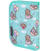 2. AstraBag Piórnik AC1 Pojedynczy Dwuklapkowy bez Wyposażenia Kitty's World 503024001