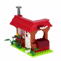 4.  Mega Creative Alleblox Klocki Konstrukcyjne 91 elementów Girl Dom 547908