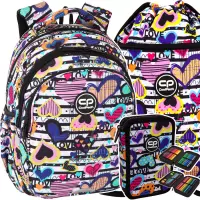 1. CoolPack Jerry Plecak Szkolny Diary F029936 + Worek F070936 + Piórnik F066936