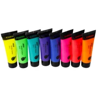 6. Starpak Farby Akrylowe Neonowe 8 kolorów 25ml. 484981