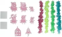 2. Naklejki Dekoracyjne (ścienne) - Świnka Peppa - Świecące w Ciemności