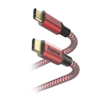3. Hama Kabel Ładujący/Data "Reflected" USB Type-C - USB Type-C 1,5m Czerwony