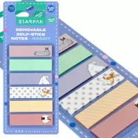 4. Starpak Zakładka Indeksująca  45x12/20k 6 Kolorów Królik 505505