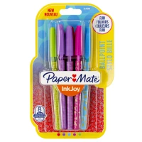 1. Paper Mate Długopisy InkJoy 8 Sztuk 5 Kolorów 763632