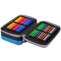 2. CoolPack Jumper 3 Piórnik Trzykomorowy z Wyposażeniem Gradient Grey E67511