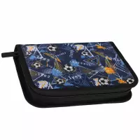 5. Starpak Piórnik Dwuklapkowy z Wyposażeniem Football Blue 551894