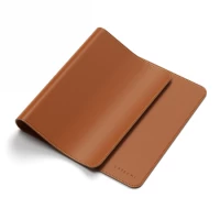 2. Satechi Eco Leather Desk - Podkładka na Biurko z Eko Skóry Brown