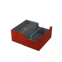 6. Gamegenic: Games' Lair 600+ Convertible - Pudełko na karty - Red