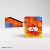 6. Gamegenic: Star Wars Unlimited - Soft Crate - Pudełko na Karty - Luke/Vader