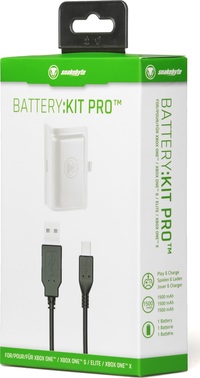 1. SNAKEBYTE XO Battery: Kit Pro - Biały