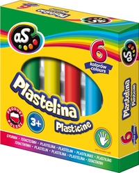 1. Astra Plastelina AS Okrągła 6 Kolorów 303219001