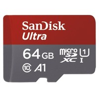 1. SanDisk Ultra Android microSDHC 64GB + SD Adapter + Memory Zone Android App 98MB/s 