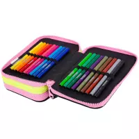 3. CoolPack Jumper 3 Piórnik Trzykomorowy Z Wyposażeniem Panda Gang F067829