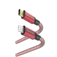 2. Hama Kabel Ładujący/Data "Reflected" USB Type-C - Lightning 1,5m Czerwony