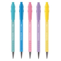 2. Paper Mate Długopis Automatyczny FlexGrip Ultra Pastel M 1.0 5 Sztuk 2172525