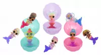 6. MGA LOL Laleczka z Niespodzianką Surprise Mermaids Baby Sisters Syrenka w Muszelce 556512