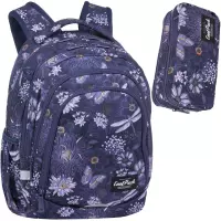 1. Zestaw 2el. CoolPack Drafter 3 Plecak Szkolny Moray F010926 + Piórnik F105926