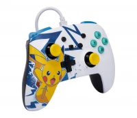 2. PowerA SWITCH Pad Przewodowy Enhanced Pokemon Pikachu High Voltage