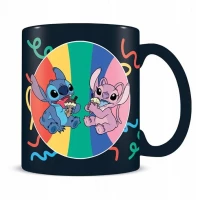 3. Zestaw Prezentowy Lilo & Stitch: Kubek + Podkładka + Brelok