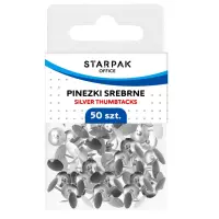 1. Starpak Pinezki Metalowe 50 szt 559660