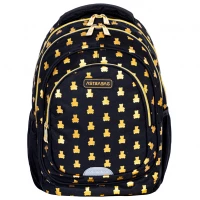 6. AstraBag Plecak Szkolny AB330 Golden Teddy 502024089