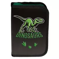 1. Paso Piórnik Dwuklapkowy Bez Wyposażenia Dino Green PP25DI-P001BW