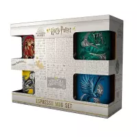 1. Zestaw 4 Filiżanek do Espresso - Harry Potter