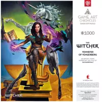 4. Good Loot Game Art Chronicles Puzzle: The Witcher Yennefer & Salvador Dali (1000 elementów)