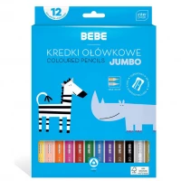 1. Interdruk Kredki Ołówkowe Jumbo12 kolorów 326669