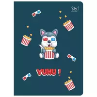 4. Interdruk Zeszyt A5 16 kartek kolorowa 3linia UV Yuhu 366443