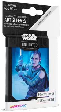 1. Gamegenic: Star Wars Unlimited - Art Sleeves - Rey - Koszulki na karty