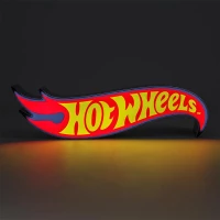 3. Lampka Ścienna / Biurkowa Hot Wheels - Logo 