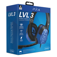 1. PDP PS4 Słuchawki LvL.3 Camo Blue New