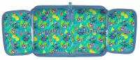 1. Paso Piórnik Dwuklapkowy bez Wyposażenia Stitch Flowers DS25DD-P001BW