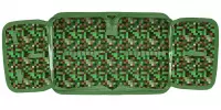 1. Paso Piórnik Dwuklapkowy bez Wyposażenia Pixel Green PP25PX-P001BW