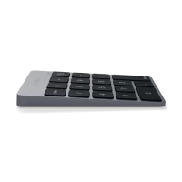 3. Satechi Slim Wireless Keypad - Aluminiowa Klawiatura Numeryczna Bluetooth Space Gray