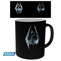 3. Kubek Termoaktywny Skyrim Dragon Symbol - ABS