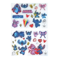 3. Naklejki Dekoracyjne Disney Stitch - 37 szt.