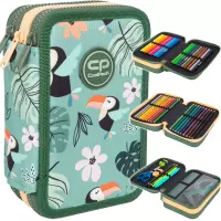 5. CoolPack Jumper 3 Piórnik Trzykomorowy Z Wyposażeniem Toucans F067662