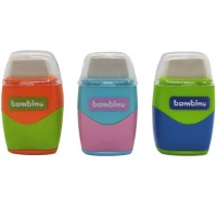 1. Bambino Temperówka z Gumką 2w1 Mini Zoo 650161 649776