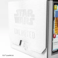 12. Gamegenic: Star Wars Unlimited - Double Deck Pod - Pudełko na Karty - White/Black