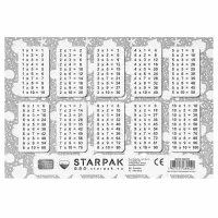 1. Starpak Plan Lekcji z Tabliczką Mnożenia A5 Shell  560059
