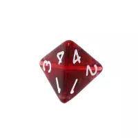 9. Komplet kości REBEL RPG - Kamienie Księżycowe - Bordo