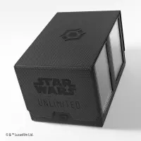 12. Gamegenic: Star Wars Unlimited - Double Deck Pod - Pudełko na Karty - Black