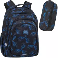 1. CoolPack Drafter 3 Plecak Szkolny Bishi F010919 + Piórnik F062919