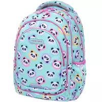 2. AstraBag Plecak Szkolny AB330 Minty Pandas 502025010