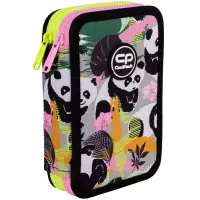 1. CoolPack Jumper 2 Piórnik Dwukomorowy Z Wyposażeniem Panda Gang F066829
