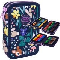 4. CoolPack Jumper 2 Piórnik Dwukomorowy Z Wyposażeniem Oh My Deer F066664
