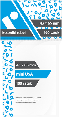 1. Rebel Koszulki (43x65mm) Mini USA 100 szt.