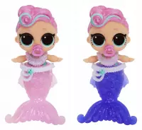 4. MGA LOL Laleczka z Niespodzianką Surprise Mermaids Baby Sisters Syrenka w Muszelce 556512